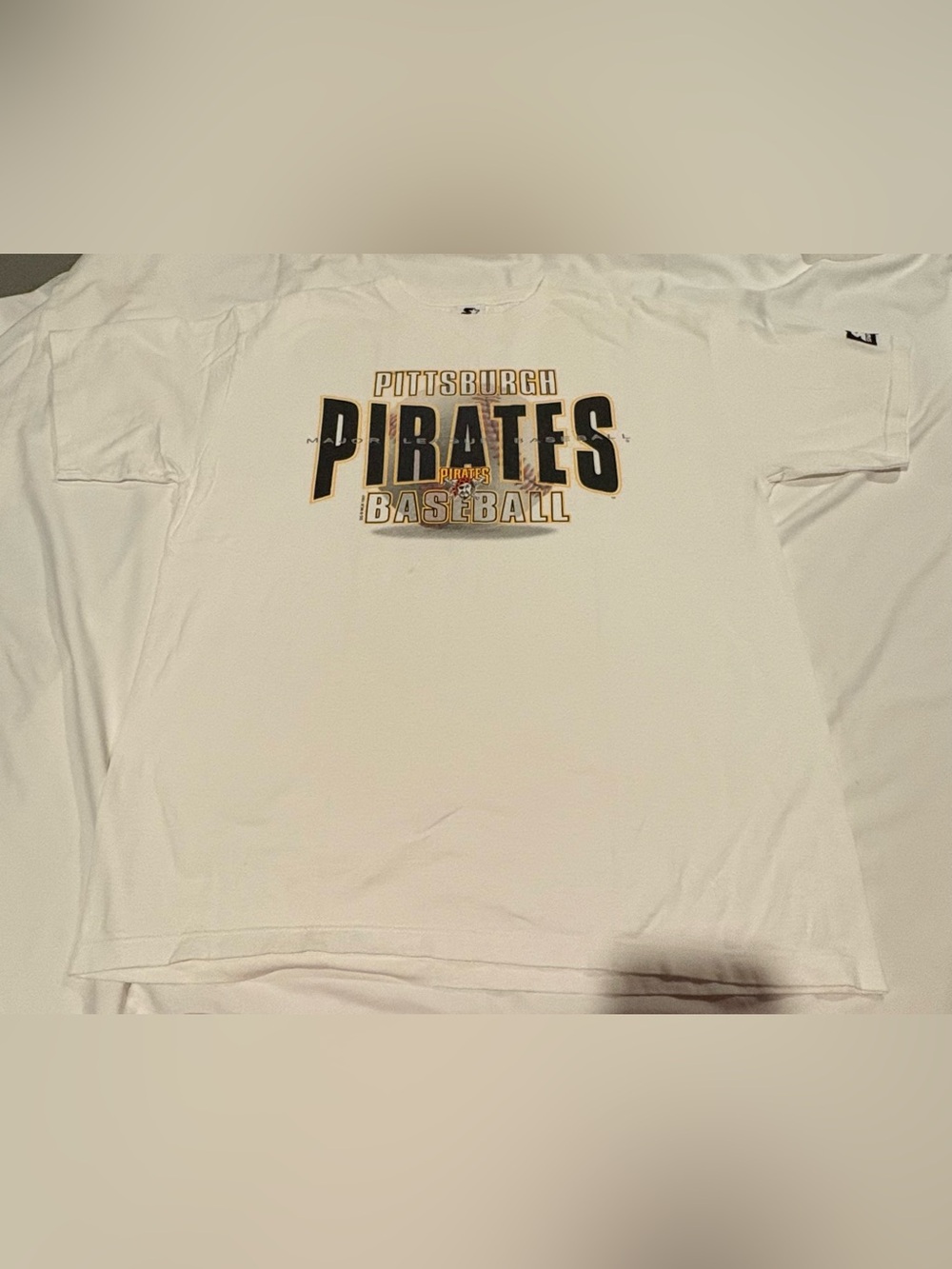 Vintage Pittsburgh Pirates MLB White T-Shirt Men’s Large Starter Made in USA